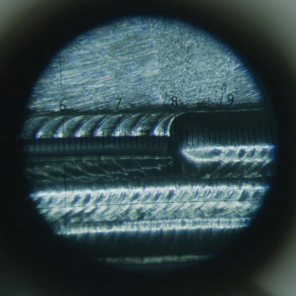 Een blik door de lens van de laserlasser