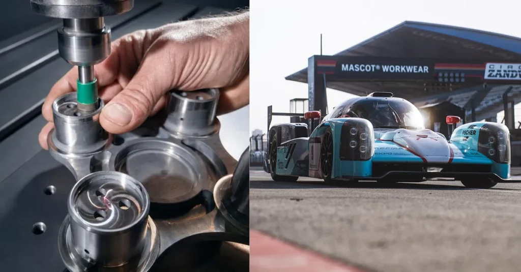 Coördinatenslijpen bij Tumag - Tijdens onze samenwerking met Forze Hydrogen Racing hebben wij voor hen dit precisieonderdeel bewerkt.